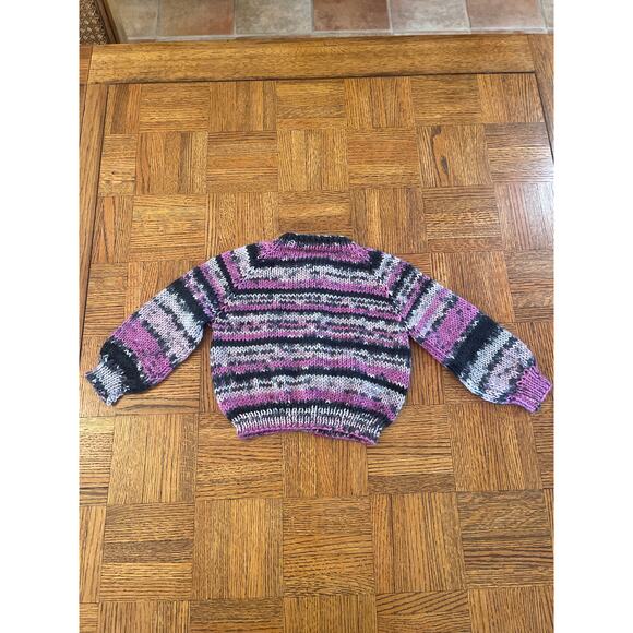 Handmade kids cardigan fits size 2 toddler - Picture 4 of 6